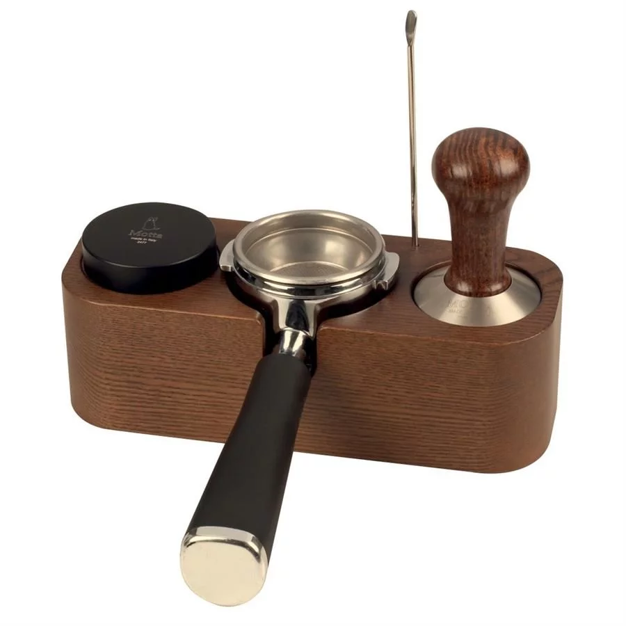 Aribica wooden tamping base